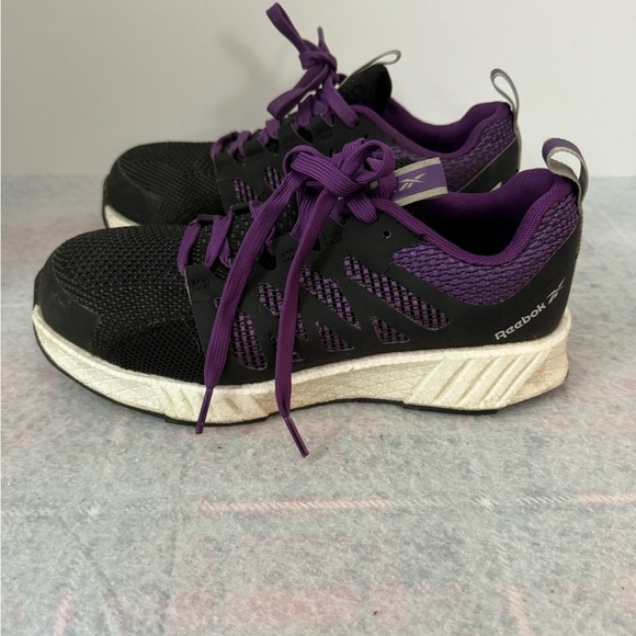 Reebok Fusion Flexweave Composite Toe Work Shoes Black Women’s 6.5W - Picture 3 of 7